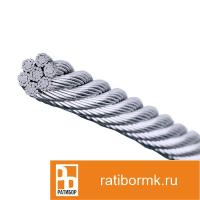 Трос нержавеющий 6 мм A4 7х19 DIN 8382