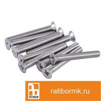 Винт нержавеющий М3х10 мм PH1 А4 DIN 965
