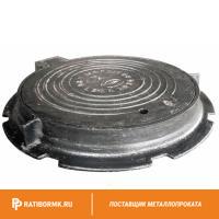 Люк чугунный канализационный тяжёлый тип "Т" С250