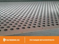 Лист перфорированный нержавеющий 1,5х1000х2000 мм Rv 5,0-8,0