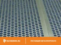 Лист перфорированный нержавеющий 1,5х1000х2000 мм Rv 8,0-11,0
