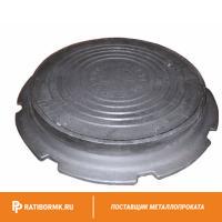 Люк чугунный канализационный Т-2 тяжелый с запорным устройством С250